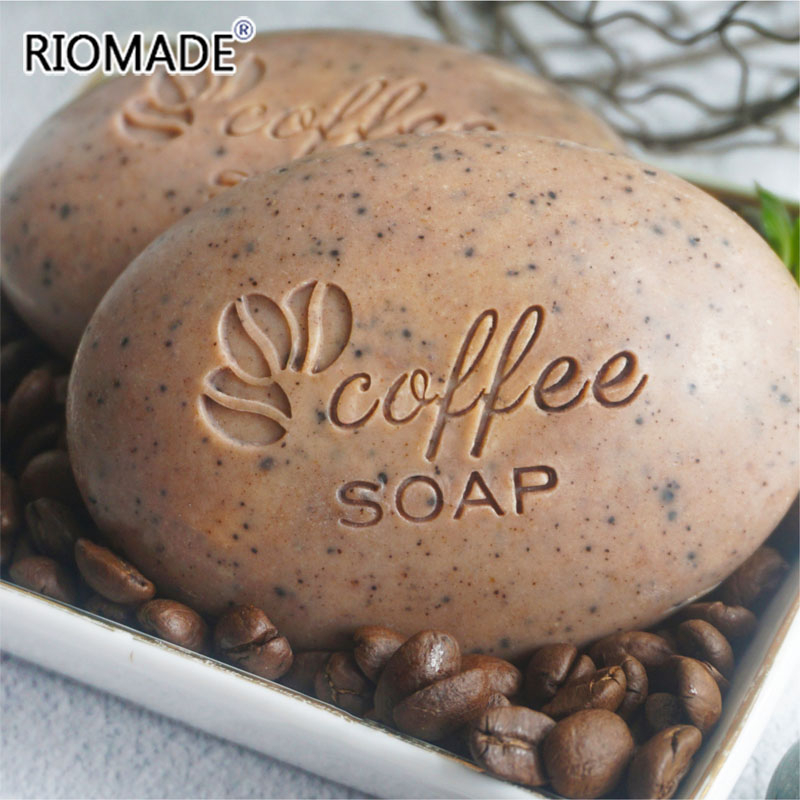Coffee Beans Acrylic Soap Stamp Natural Transparent Custom Stamps For Making Soaps Chapter With Handle Handmade Seal Z0562KF