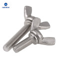 [M3 M4 M5 M6 M8 M10] DIN316 304 Stainless Steel Butterfly Bolt Wing Bolt Thumb Wing Screw Claw Hand Tighten Screws