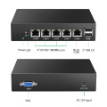 X33 Fanless Mini PC Firewall Router Intel Celeron J1900 4 LAN Gigabit Ethernet Intel i211 NIC Pfsense Linux Server