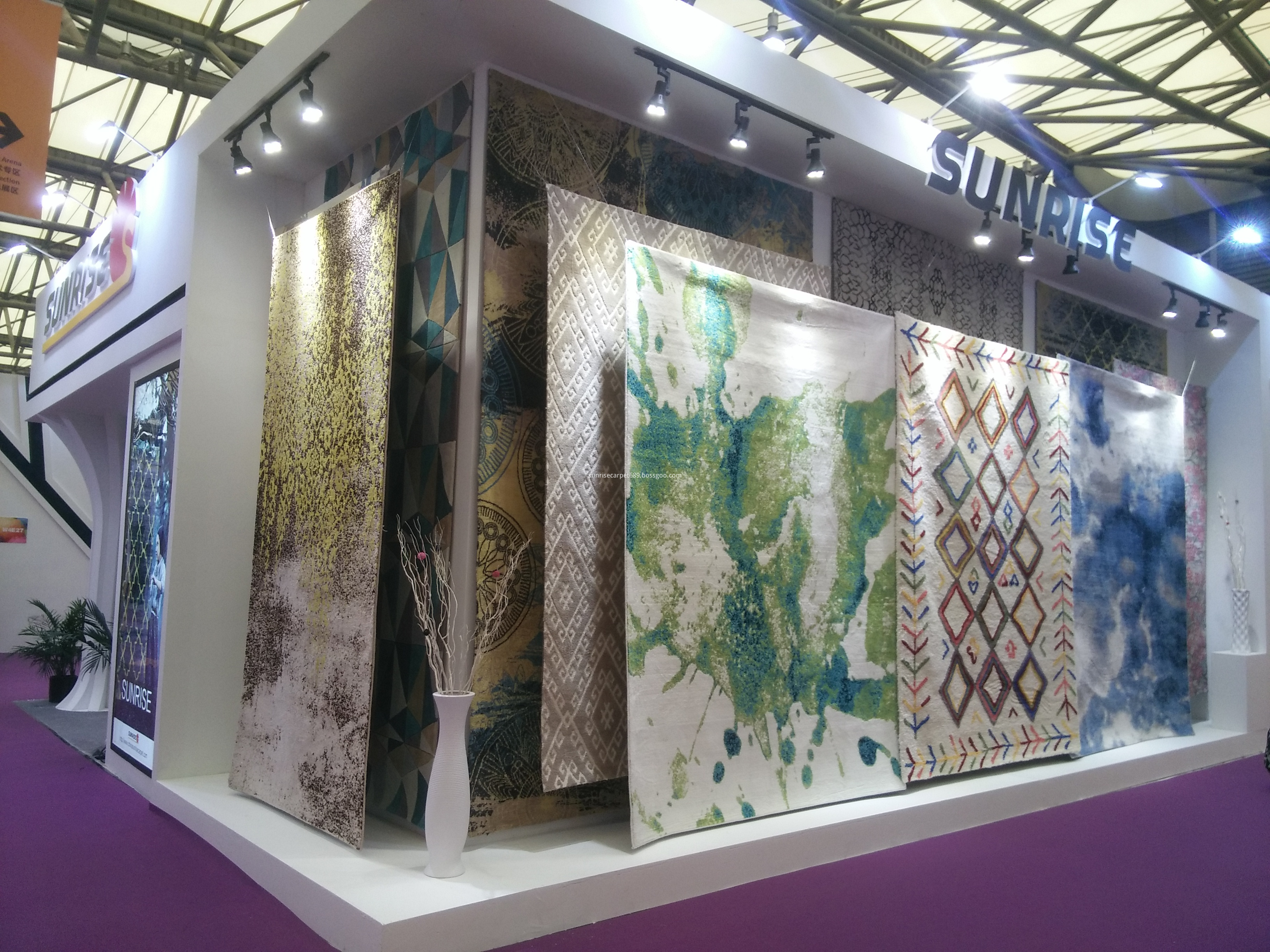 Our booth in Domotex Shanghai Our booth in Domotex Shanghai