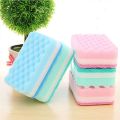 5 Piece/Pack Multi-Functional Wave Sponge and Microfiber Double Sided Design Kitchen Cleaning Tool