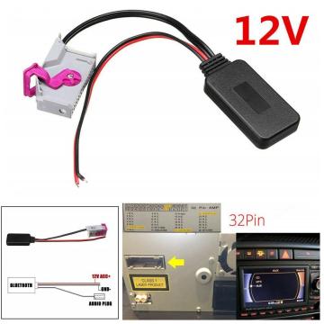 Bluetooth Module Wireless Audio Input For Audi RNS-E Adapter TT A4 A8 32Pin Navigation Radio Stereo R8 A3 AUX N1A9