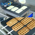 Commercial 6pcs lolly stick waffle maker popsicle shape waffle iron baker square shape waffle machine iron plate cake oven