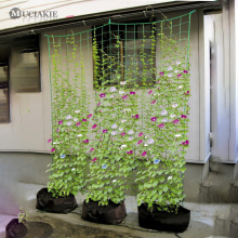 1PC Mesh 10x10cm Plastic Net Nylon Loofah Netting for Morning Glory Vine Flowers Plants Climbing Net Cucumber Vine Grow Holder