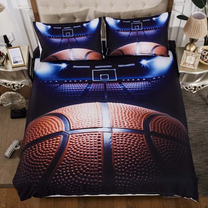 8 Style 3d Basketball Bedding Sets Queen Size Football Soccer Duvet Cover King Queen 8 Size Pillowcase Man/woman Bedroom Decor