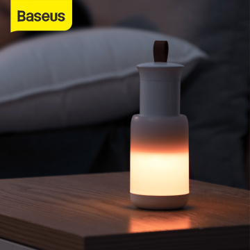 Baseus Car Emergency Light USB Gadgets Magentic Lamp for Home Camping Flashlight Auto USB Car Night SOS Light Four Light Modes