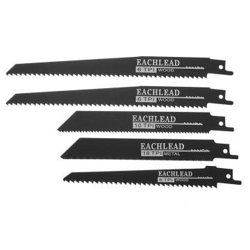 5pcs Saw Blades For Reciprocating Saw Cordless Electric Saw For Wood Metal Plastic Cutting Machine Power Saws