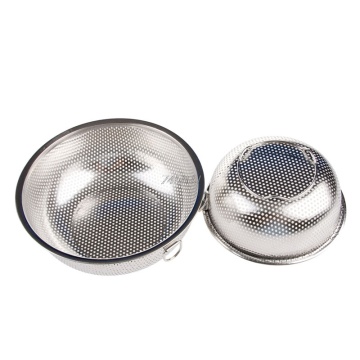 New 1Pc Kitchen Mesh Sifter Colander Strainer Sieve Rice Food Basket Cleaning Gadget Kitchen Clips Stainless Steel Tool