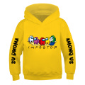 Boys Girls Among Us Impostor Hoodies Cartoon Print Pullover Children Hip Hop Streetwear Cotton Sweatshirt Casual Hoodies Clothes