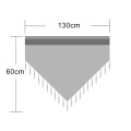 130cm x 60cm Solid Color Triangle Shape Kitchen Short Curtain Window Valance Drape Home Decor
