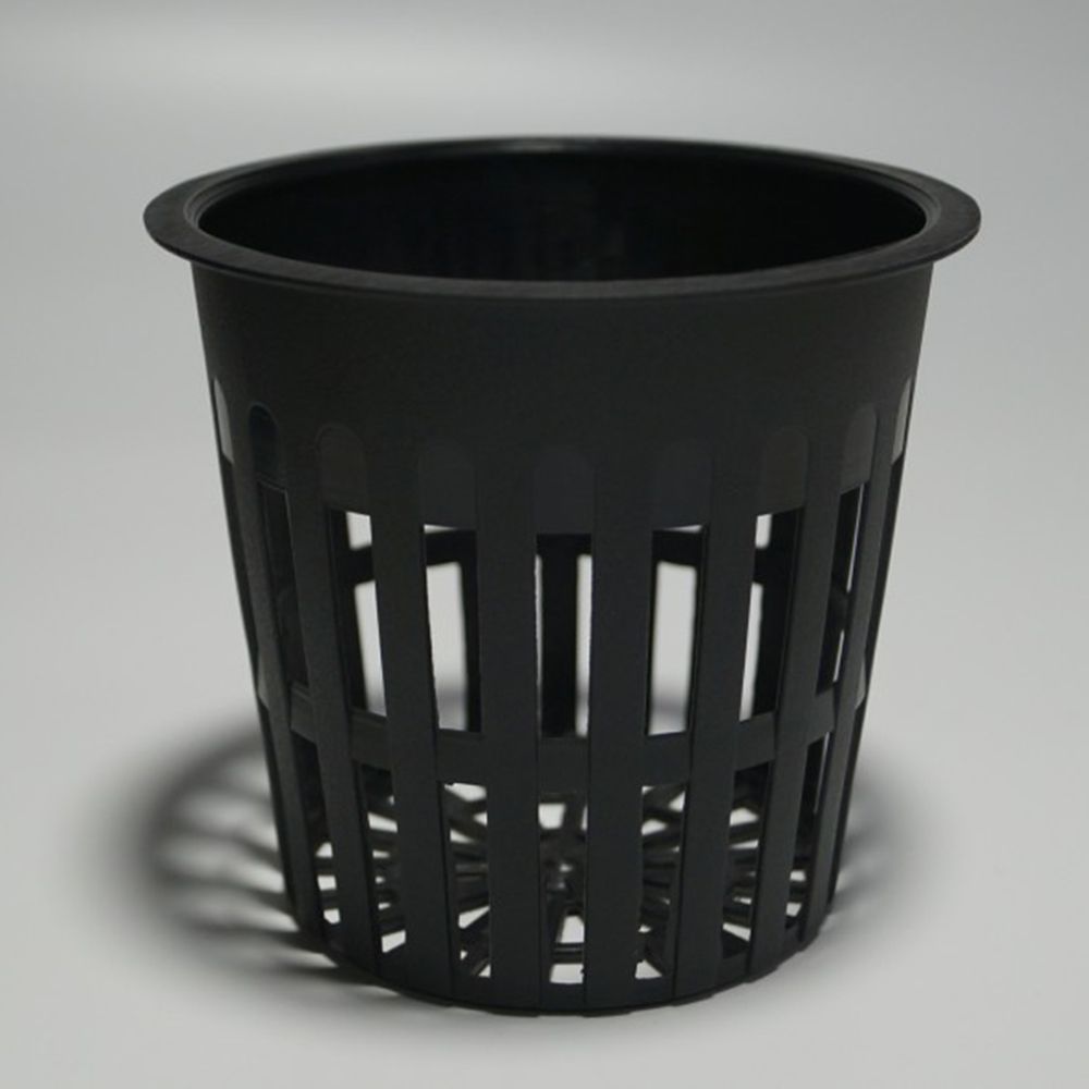 PP Plastic Nursery Net Cup 108*98mm Heavy Duty Hydroponic Mesh Pot Net Cup Basket Vegetable Plant Soilless Cultivation Basket