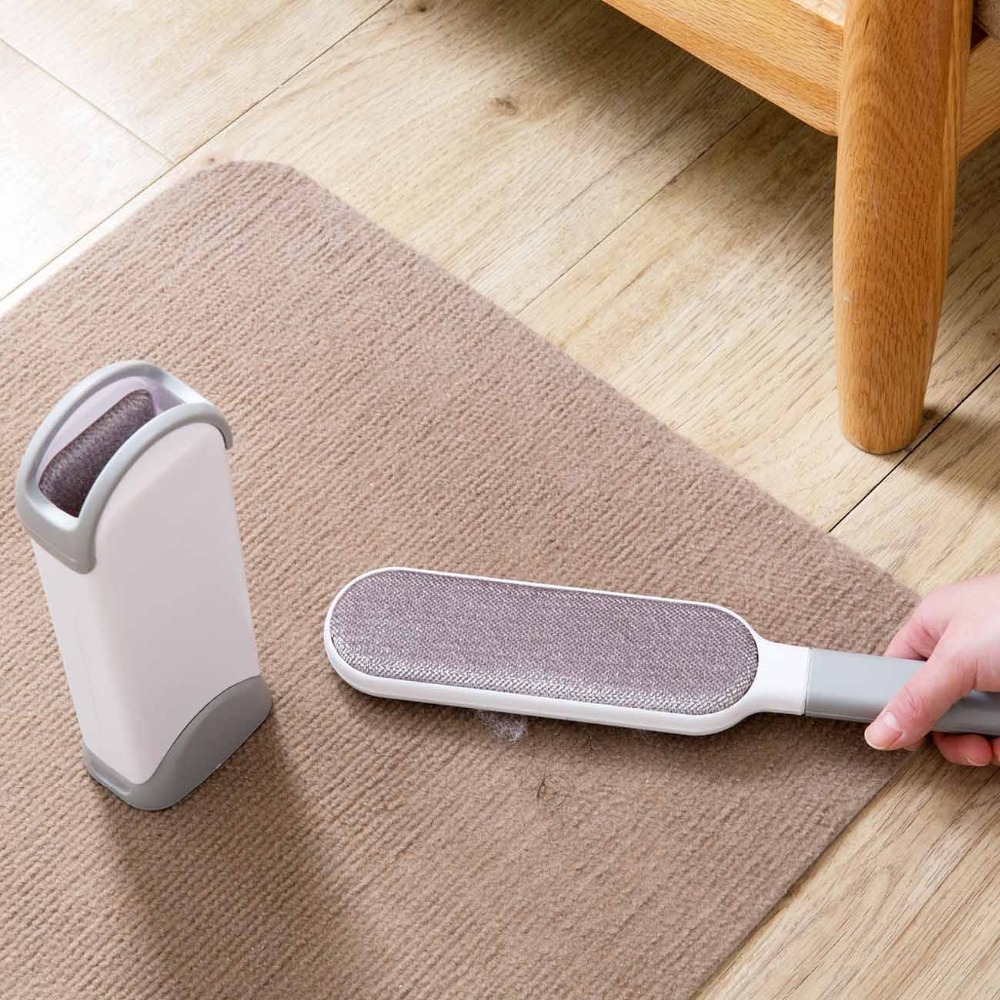 OTHERHOUSE Lint Remover Pet Hair Remover Lint Roller Brush Wool Clothes Dust Carpet Fluff Brush With Cover Home Cleaning Tools