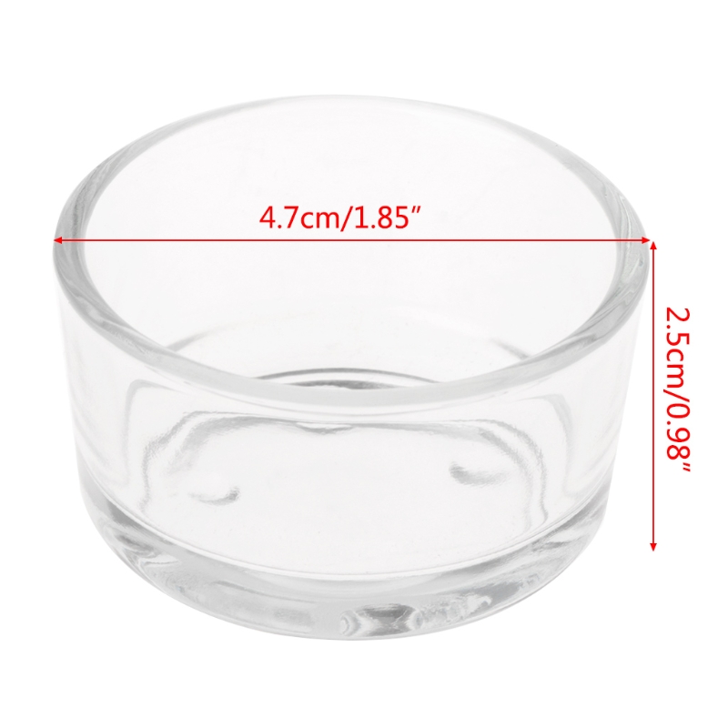 biological Reptile Feeder Water Food Glass Bowl Cup Lizard Turtle Cricket Petri dish