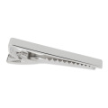 10pcs Silver plated Tie Clip Pin Clasp Bar, 51 MM Silver Toned Wedding Metal Tie Clips Blanks For Men Women-C4689
