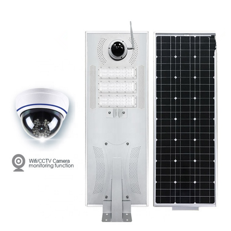 Integrated Solar Street Light With CCTV WIFI Camera