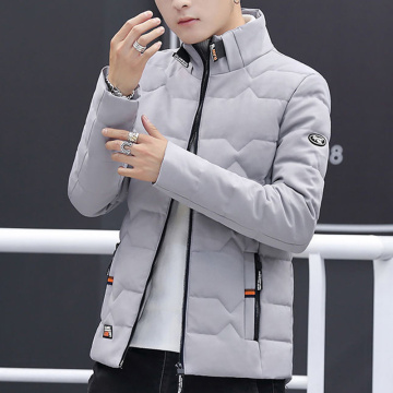 2021 New Winter Coat Men Thicken Casual Parka Slim Fit Outwear Waterproof Warm Stand Collar Outwear Coat