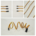 10pcs/set 60 Cores 22AWG Servo Extension Lead Cord Wire Cale JR Plug 30cm 50cm 60cm 90cm For RC Model