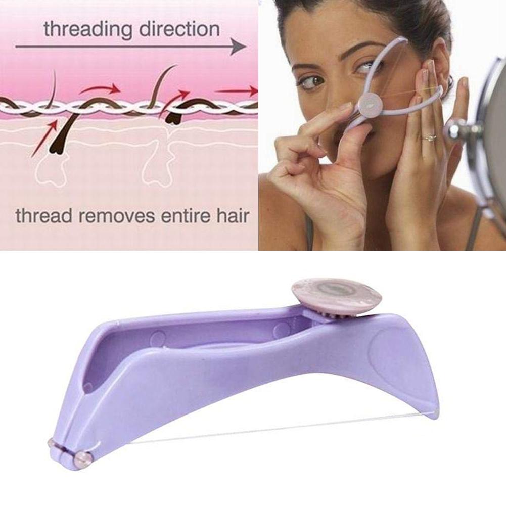 Women Spring Facial Body Hair Remover Threading Epilator Face Defeatherer For Cheeks Eyebrow DIY Makeup Beauty Tool Dropshipping