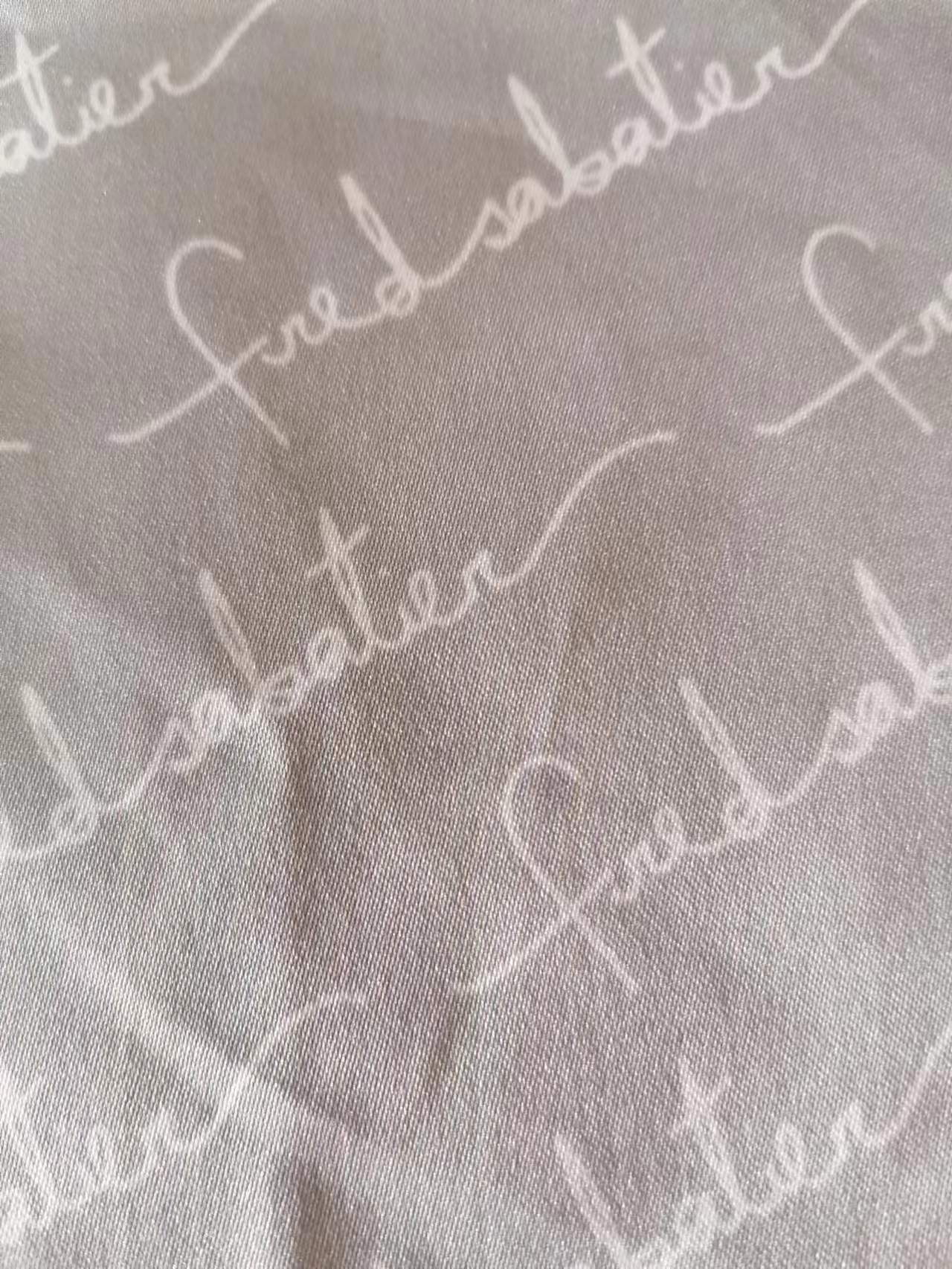 5075 100%Polyester twisted dull satin printed fabric 1