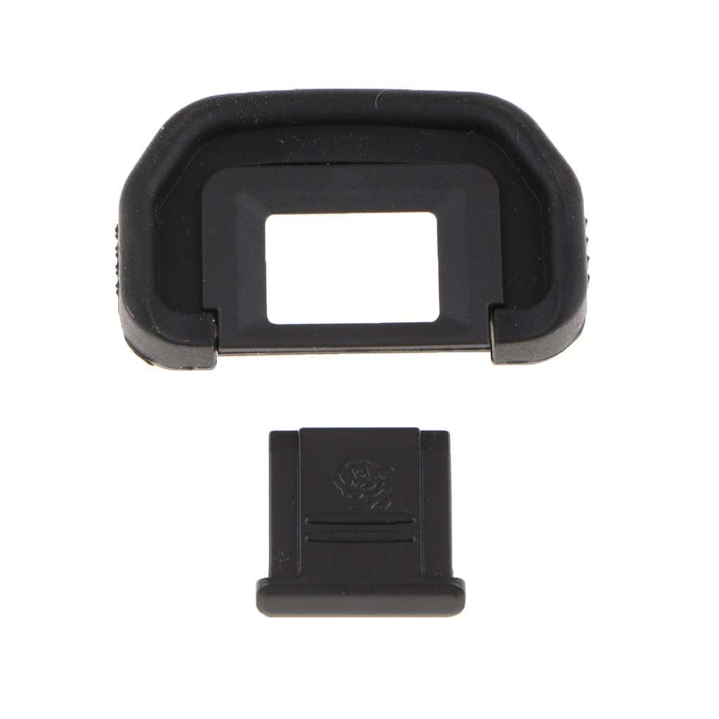 Viewfinder Eyecup Eyepiece Fits For Canon 6D Mark II/80D Attached With Hot Shoe Cover - Especially Useful To Eyeglass Wearers