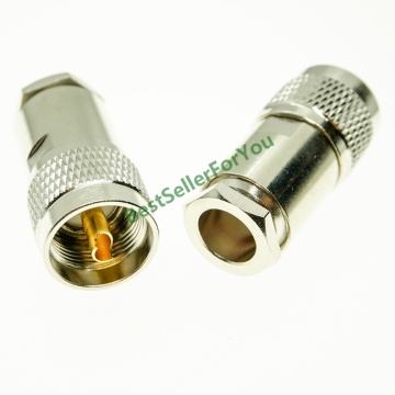 UHF PL-259 male PL259 plug clamp For RG8 LMR400 RG165 RG213 Cable RF connector