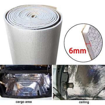 On salling! 6mm 236mil Thick Aluminum foil + Muffler Cotton Car Indoor Heat Sound Deadening Insulation Soundproof Dampening Mat