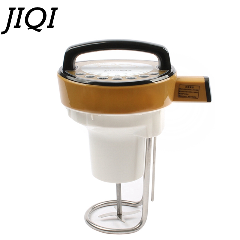 JIQI Automatic Soybean Milk Maker Grain Soymilk Machine Vegetable Juice Extractor Food Grinding Heating Processor Mixer 220V