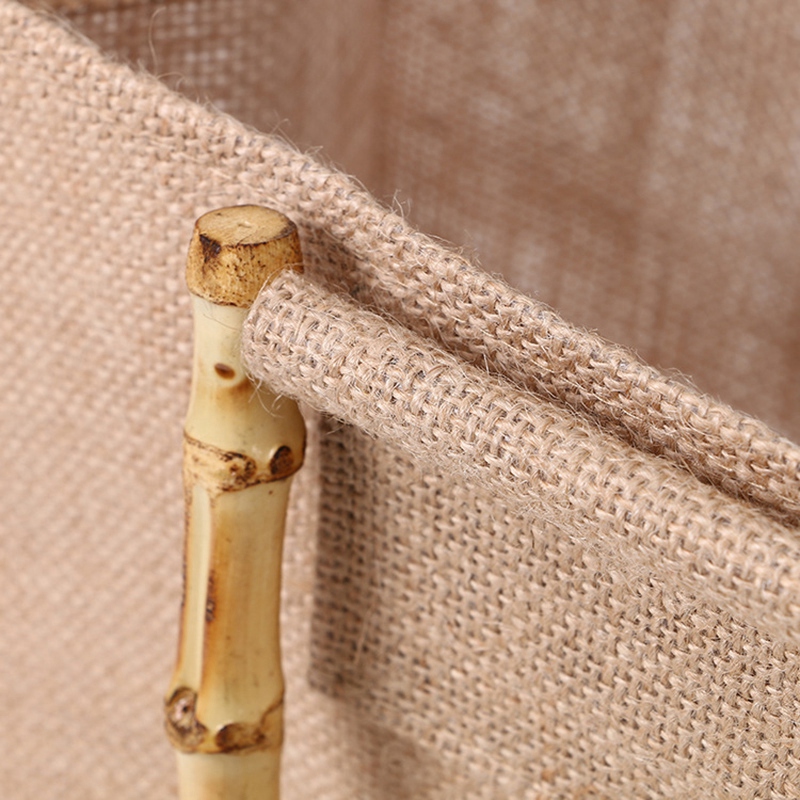 Women Men Handbags Cotton Foldable Reusable Shopping Bag Rubbing Cart Eco Shoulder Organization Bag(Khaki)