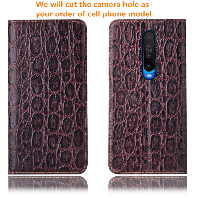Top grade cowhide genuine leather magnetic phone case for OPPO A92/PPO A92S/OPPO A91/OPPO A72/OPPO A12 phone bag card holder