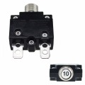 1pc Mini Circuit Breaker 12/24V Push Button Resettable Thermal Circuit Breaker Panel Mount 5-30A Auto Marine Replacement Parts