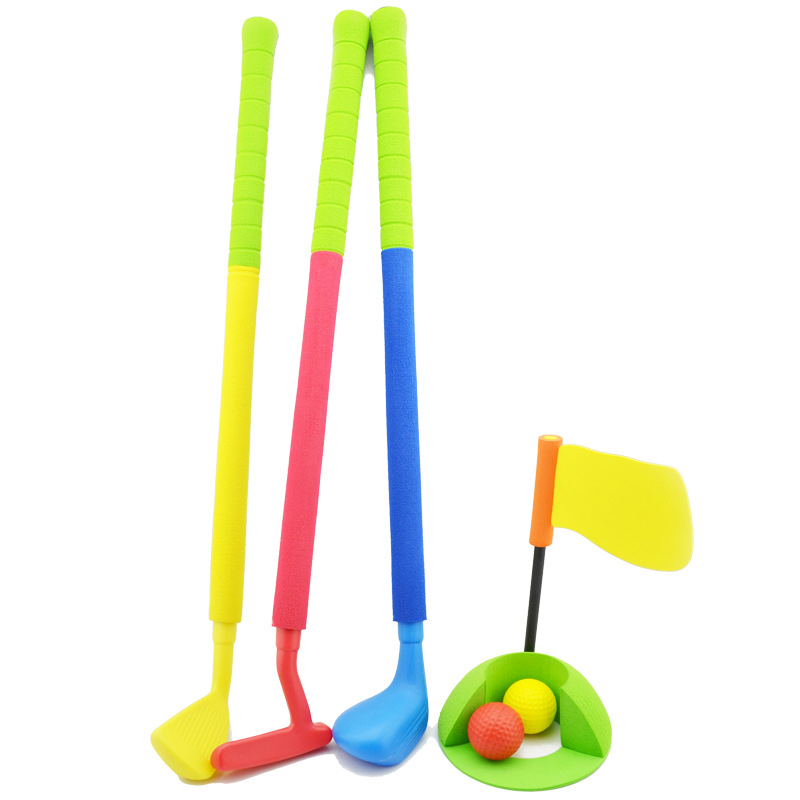 New Fashion Forcefree+ Children Kids Outdoor&Indoor Sports Games Toys Multicolor Rubber Material Mini Children's Golf Club Set