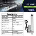 Heavy Duty 12V 50mm-450mm Stroke Electric Linear Actuator 12V Linear Motor 150KG Max Lift with Brackets for Door Opener Motor