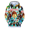 2021 Robloxing hoodies Boys Sweatshirts for Girls Cartoon Long Sleeve Autumn Streetwear Pullovers Kids Tops Children Clothing