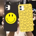 Cartoon Funny Fresh Smile Phone Case For iphone 12 11 Pro Max 6s 7 8 Plus XR Soft Yellow Smile Cover for iphone X XS MAX SE2020