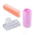 2pcs Fashion Women Hair Roller with Comb Fluffy Air Bangs Roller DIY Hair Curler Portable Fluffy Clamps Hairdressing Tools