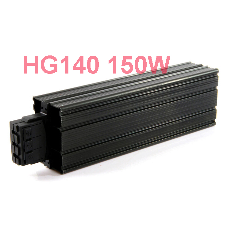 HG140 Industrial Cabinet 35mm Din Rail Type Fan Heater 15W~100W PTC Sermiconductor