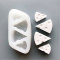 JO LIFE Cheese Shape Silicone Mold Mousse Cake Moulds Chocolate Fondant Dessert Pastry Baking Decorating Tools Bakeware