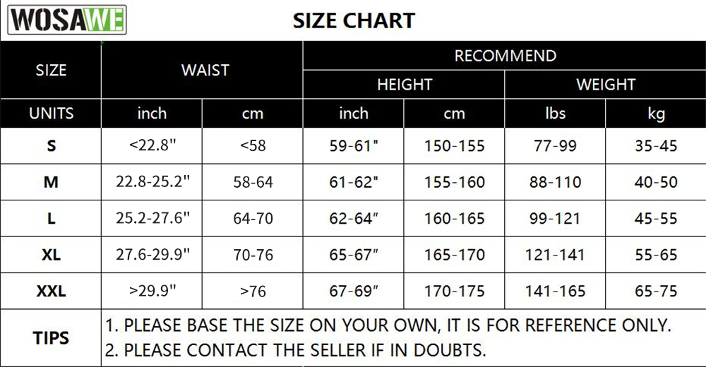 WOSAWE Women's Cycling Shorts Underwear Tights Gel Padded Downhill Underpant Breathable Female Bicycle Bike Riding MTB Shorts