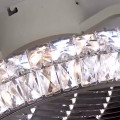 50cm crystal led ceiling fan lamp with lights remote control ventilator lamps Silent Motor bedroom decor modern fans ceeling