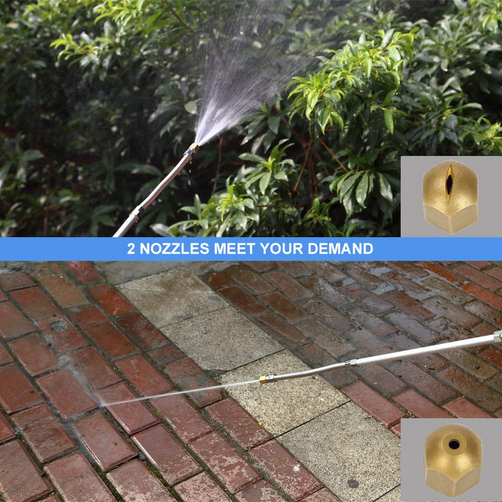 Car High Pressure Water Gun Jet Garden Hose Wand Nozzle Sprayer Watering Spray Sprinkler Cleaning Tool Garden Water Guns