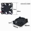 2 Pcs Gdstime 5V 12V 24V 40x40x10mm 40mm Ball Bearing Mini Brushless DC Small Cooling fan 4010 4cm 3D Printer Exhaust Cooler