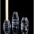 glass cone tealight candle holders