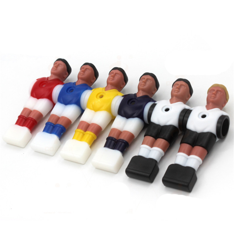 5 Colors Top Quality 11PCS kickers Soccer Table Player Foosball Soccer Vivid Character Design For Mini-foosball-table