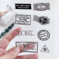 Vintage Postmark Craft Clear Stamps Scrapbooks Silicone Clear Stamps For Scrapbooking Photo Album Dairy