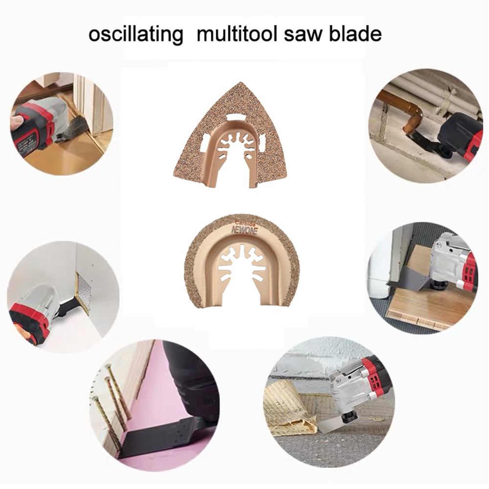 Newone 66 Pack Wood Metal Oscillating Multitool Quick Release Saw Blades Fit for Fein Black & Decker Bosch Craftsman Dewalt