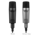 Condenser Microphone USB Studio Microphone For PC Sound Card Professional Karaoke DJ Live Recording Microphone Plug & Play Stand