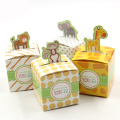 Multi Styles Paper Animal Candy Gift Boxes Jungle Theme Party Baby Shower Birthday DIY Cartoon Favors Decoration and Gifts