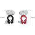 NEW 1 Pair Car Battery Terminals Clamp Connector Conductivity Universal Positive Aluminum Magnesium Negative for Motocycle Boat