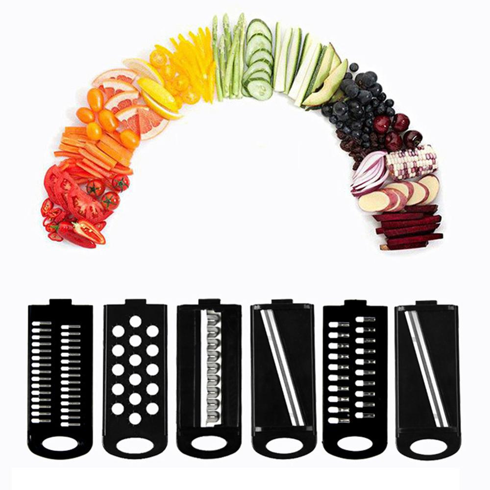 Multi-functional Manual Rotating Grater Round Mandoline Slicer Chopper Vegetable Cutter Stainless Steel Kitchen Accessories