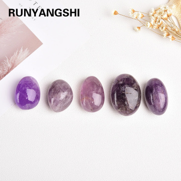 Runyangshi 1pc 30g natural amethyst ore crystal stone repair healing Purple crystal quartz for home decoration DIY gift